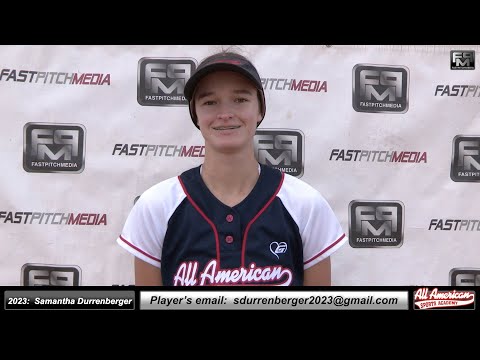 2023 Samantha Durrenberger 4.11 GPA Athletic Outfielder Softball Skills Video - AASA Clark