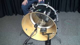 Video thumbnail for Bass Drum Mic Comparison,  Shure Beta 91a vs AKG D112 Sound Test by Timmy G