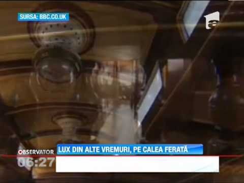 Un vagon de tren fabricat in 1881, restaurant si repus in circulatie