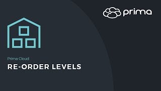Re-Order Levels | Prima Cloud