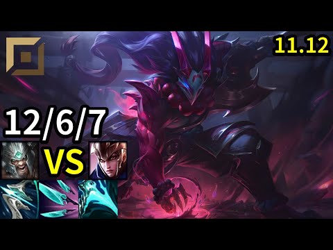 Tryndamere Top vs Quinn - KR Master | Patch 11.12