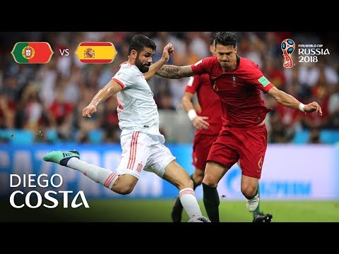 Diego COSTA Goal 1 - Portugal v Spain - MATCH 3