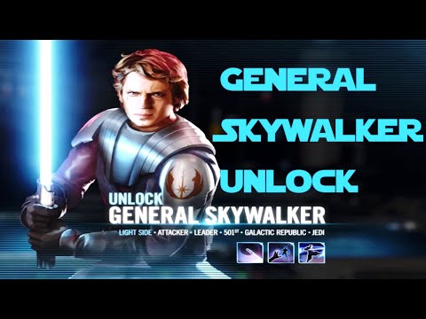 Star Wars Galaxy of Heroes General Skywalker Unlock