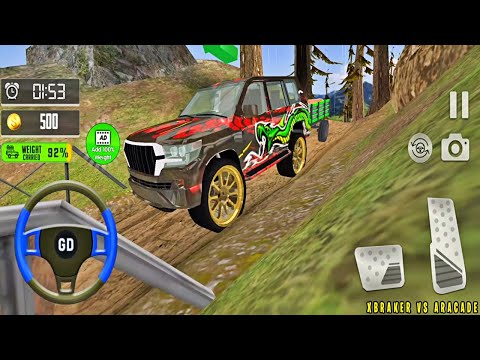 4x4 Jeep Cargo Transport Driving - New Android Gameplay