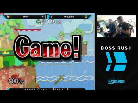 Boss Rush SmashG0D Losers Finals - Medz (Fox) vs VGBC|Rishi (Marth)