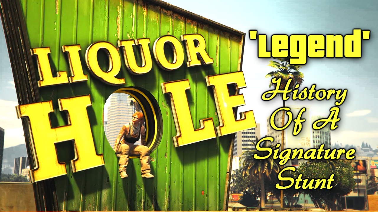 GTAV Skydive: 'Liquor Hole Legend' - History Of A Signature Stunt - YouTube