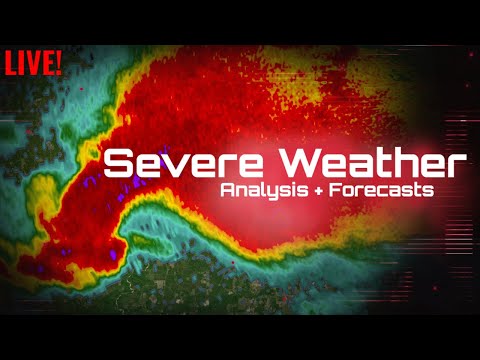 LIVE SEVERE WEATHER COVERAGE: Gusty Winds, Large Hail, few Tornadoes possible (02/28/21))