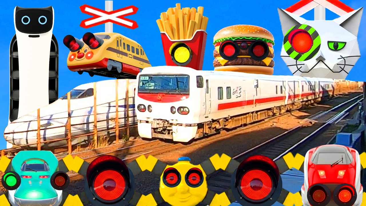 【電車】踏切動画 【ふみきり 鉄道】 Funny railroad crossings and trains E491系East i-E ベラボット踏切