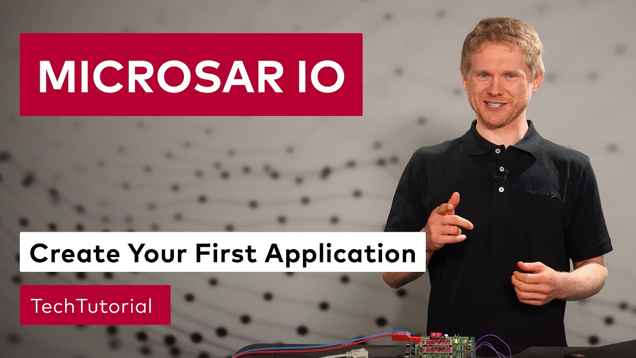 Create Your First Application With MICROSAR IO | #VectorTechTutorial