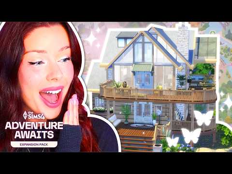 Building With The NEW Sims 4 Adventure Awaits Expansion Pack