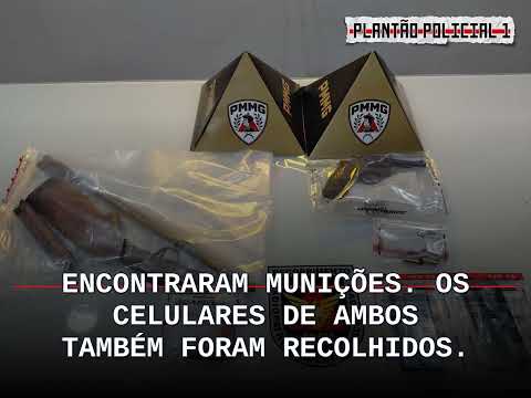 Tiroteio em Governador Valadares: carro de aplicativo é abordado e dupla é presa com revólver,