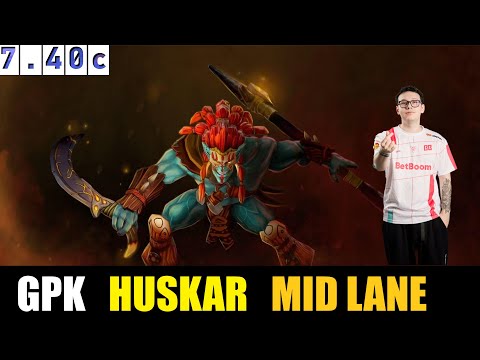 GPK [HUSKAR] MID 7.40c- DOTA 2 HIGHEST MMR MATCH#dota2gameplay   #dota2  #gpk