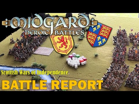 ''The Ambush'' MIDGARD Rules Battle Report - 2nd Scottish War of Independence