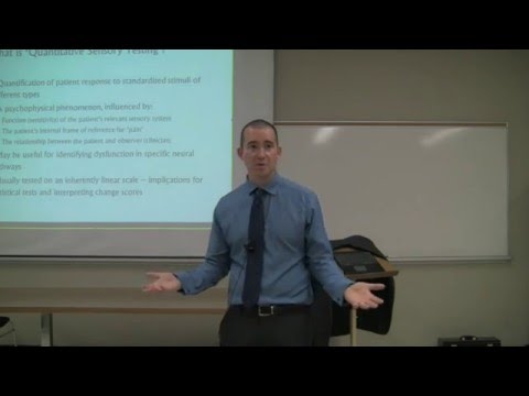 Comprehensive Pain Assessment for Clinicians Part 3-1: Quantitative Sensory Testing Introduction - YouTube