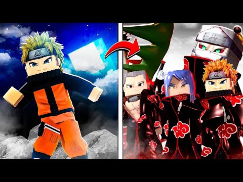 NARUTO VIROU DA AKATSUKI NO MINECRAFT !