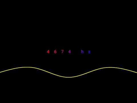 ⒽⓏ  4674 HZ FREQUENCY TONE 15 MINUTS ЧАС🔥🎵 🎧