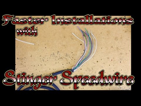 Make your cars amp install a little easier with Speed Wire from Stinger