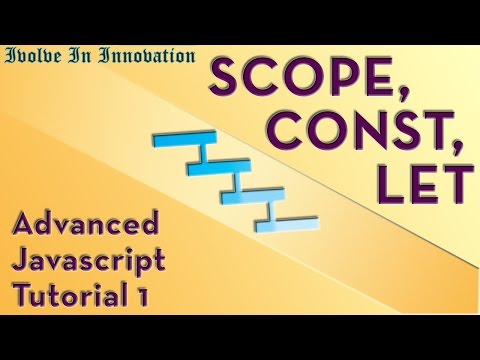 Scope Let And Const In Javascript Advanced Javascript Tutorial 1