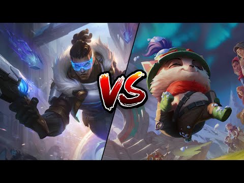 LUCIAN VS TEEMO BARON LANE