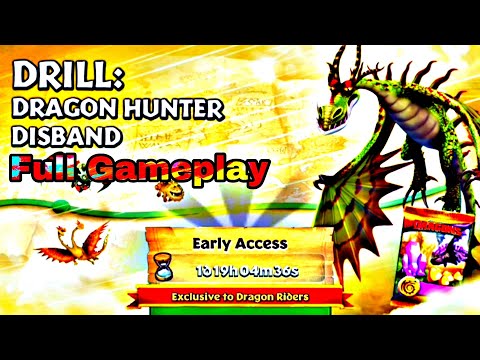 NEW DRILL - DRAGON HUNTER DISBAND Gauntlet Event | Full Gameplay | Dragons: Rise of Berk