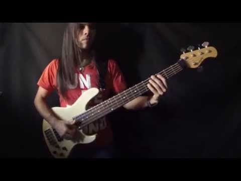 #14 STEVE AOKI feat BLAQSTARR & KAY - Control Freak-🎸BASS COVER🎸  with TABS📃 {by Juanka Trujillo}