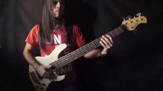 Steve Aoki feat Blaqstarr & Kay - Control Freak Bass cover with Tabs {by Juanka Trujillo}