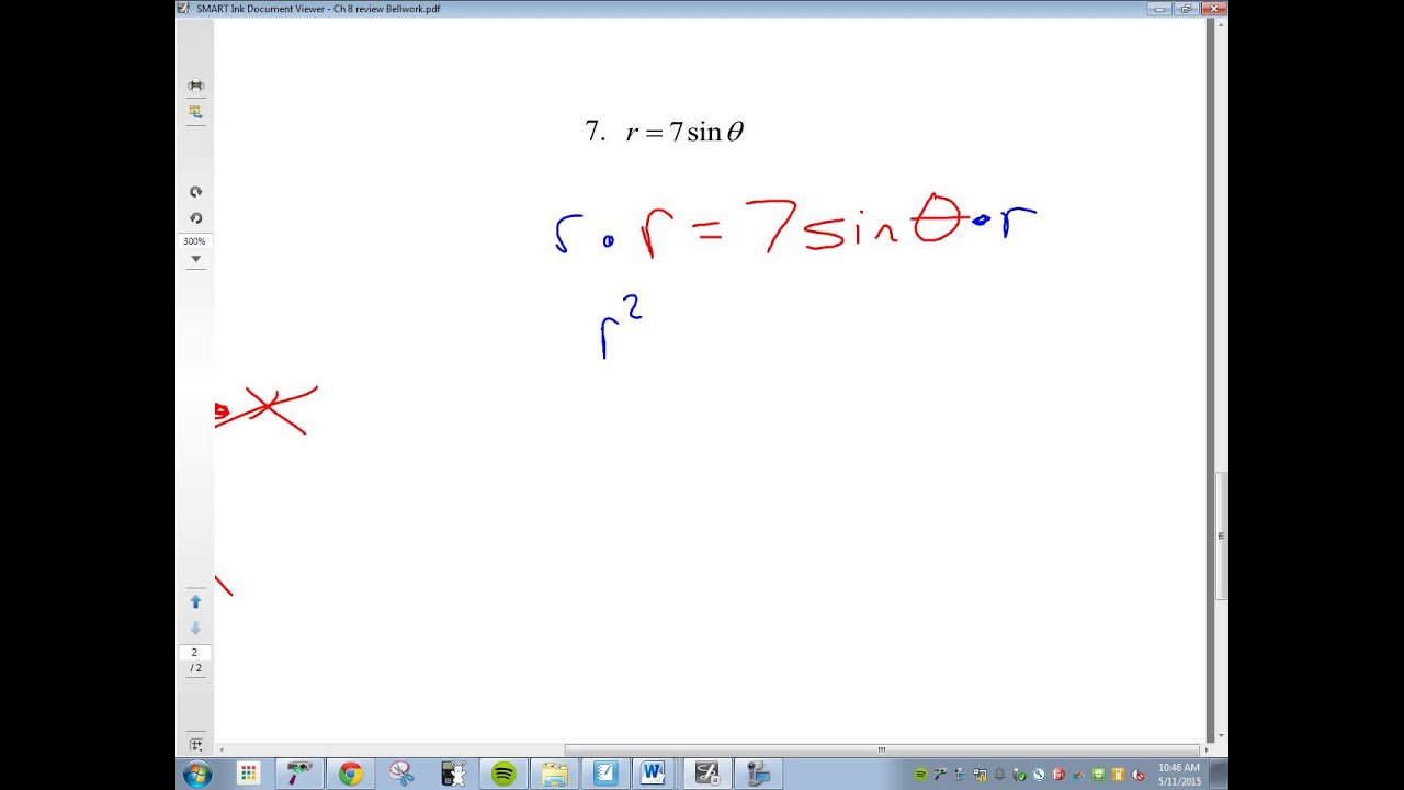 Converting Polar Equations to Rectangular Form