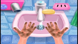 Bubble Party - Crazy Clean Fun Bath Time Kids Game - Kids Learn How To Wash Hands &amp; Toilet Cleaning