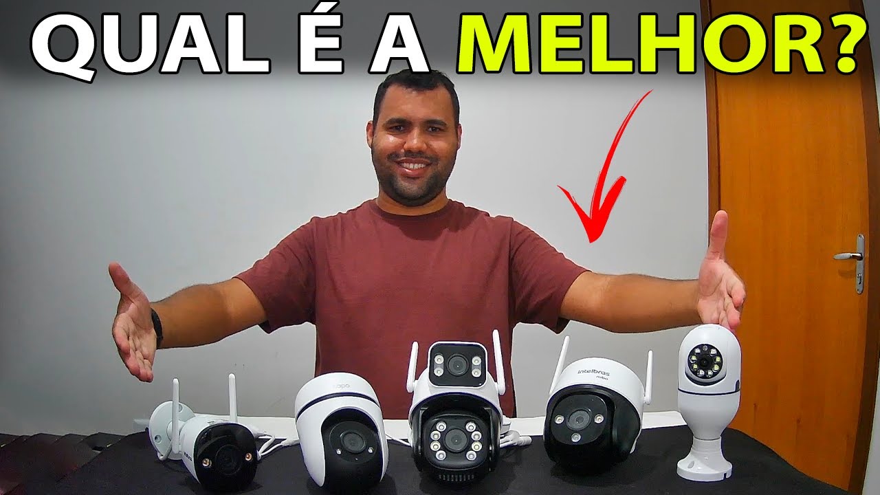 Miniatura da avaliação em vídeo de Câmera de Segurança IP Lente Dupla Wifi 2.4GHz JT-8695/A28