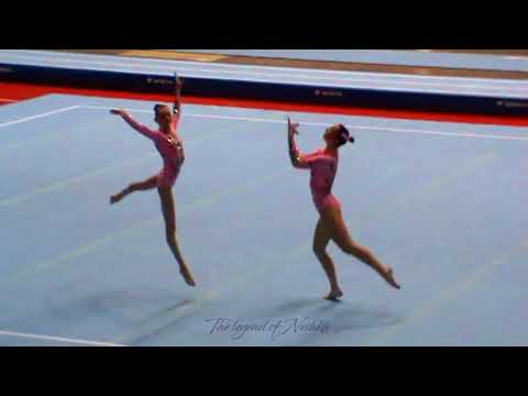 MIKHNEVICH / YANUSIK (BLR) - World Games Cali 2013 Women pair balance