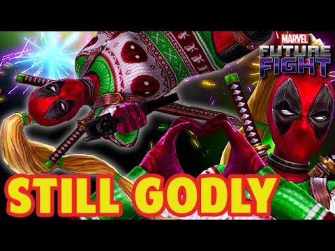 HOLIDAY LADY DEADPOOL CAN SOLO KNULL?!? SURPRISED ME - Marvel Future Fight