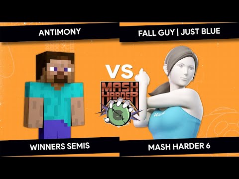 Mash Harder 6 - Antimony (Zombie) vs FALL GUY | Just Blue (Wii Fit Trainer) - Winners Semis