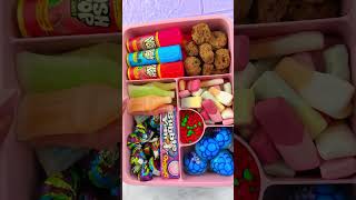 Packing School Lunch with CANDY Food *BENTO Box* Satisfying Video ASMR! 🍉🫐🍓🍭 #asmr #oddlysatisfying