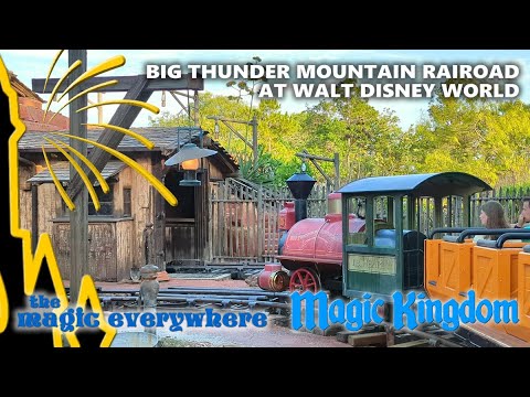 [4k] Big Thunder Mountain Railroad at Magic Kingdom Walt Disney World