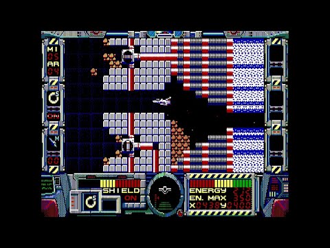 Thexder II "Firehawk" [IBM PC EGA / MT-32] Mission 05 - Engine