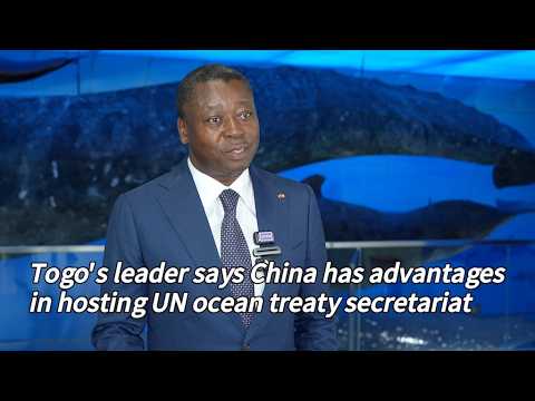 Togo's leader says China has advantages in hosting UN ocean treaty secretariat