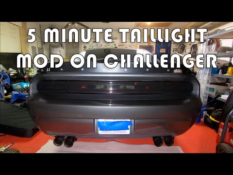GTS Styling Taillight Covers Install '08-'14 Dodge Challenger