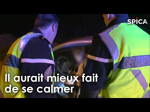 Alcoolisé, le contrôle routier dégénère