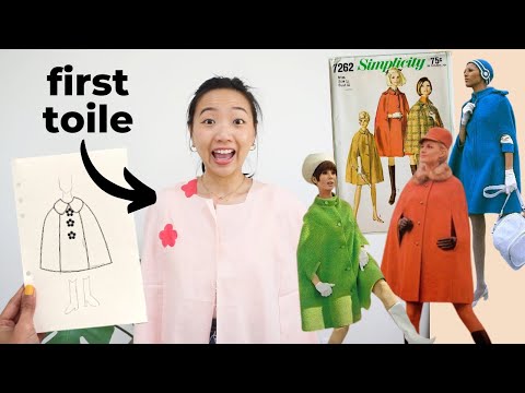 I made a cape from scratch! Autumn/Winter Capsule Wardrobe finale 🌼