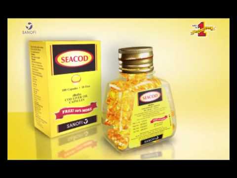 Seacod cod liver oil capsules