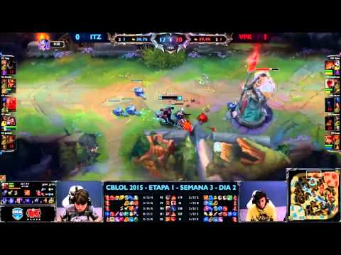 INTZ vs Keyd - CBLoL 2015 - 1º Etapa(Jogo 2)