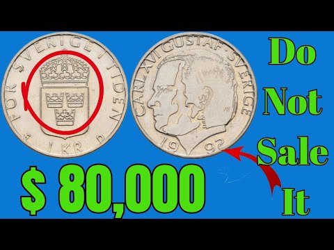 1 Krona Sweden coin @ Ultra rare coins