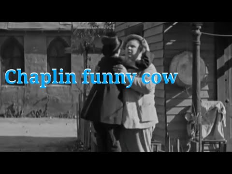 Charlie Chaplin misplaces a herd of cattle - Clip from Sunnyside (1919)