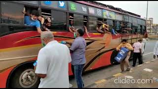 COVID 19 Distributed Water, Snacks to 300 Stranded migrant workers who are returning to Villages, Suryapet