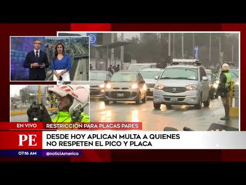 Primera Edición: todo sobre el 'pico y placa'