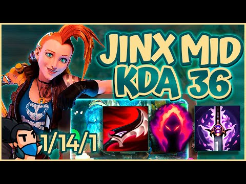 JINX MID FULL LETALIDADE ME FEZ ACABAR COM UM YASUO (MOISÉS) E O TIME DELE INTEIRO! | MEC