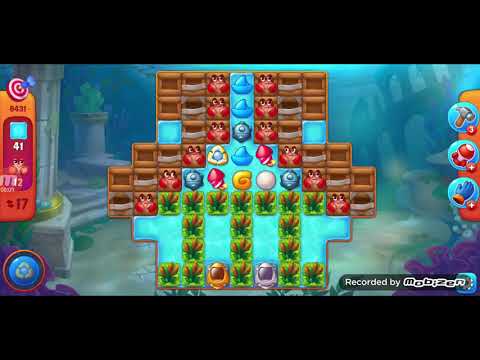 fishdom gameplay / level 6441 / It is like the ads? / thank you 피쉬돔 / 모바일 게임 / 중독성 있는 게임