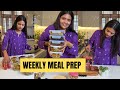 Weekly Meal Prep For Indian Kitchen Somya Luhadia