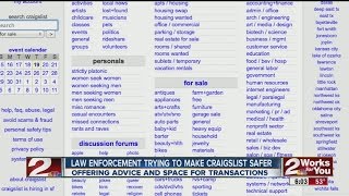 Local law enforcement trying to make Craigslist sales safer in Green Country