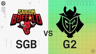 MSI 2022 - Rumble Stage D2  - SGB VS G2